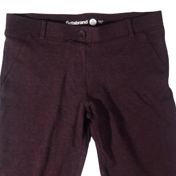 Betabrand Dress Pant Yoga Straight Leg Stretch Pants - Picture 6 of 9
